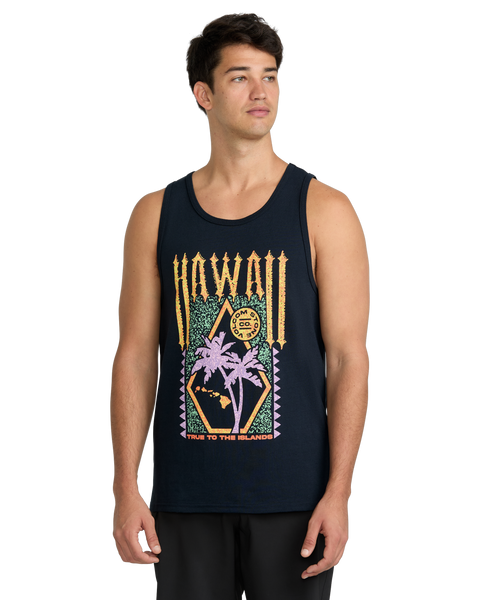 Volcom Men's Palmer Tank Navy