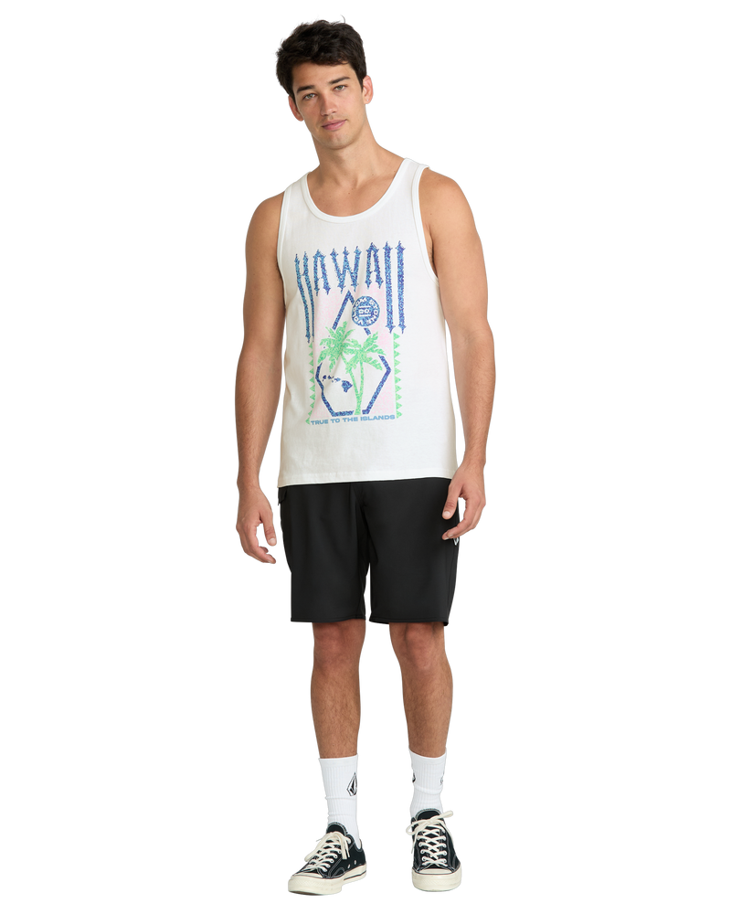Volcom Men's Palmer Tank White