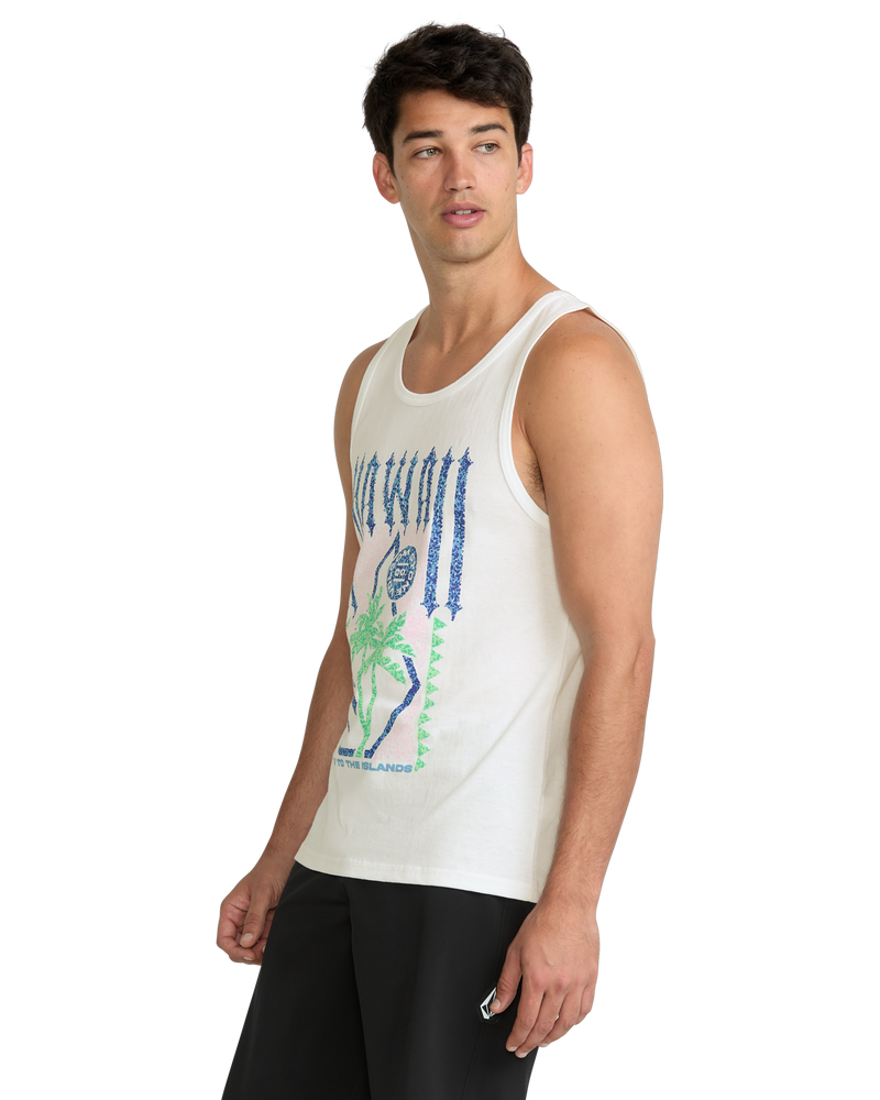 Volcom Men's Palmer Tank White