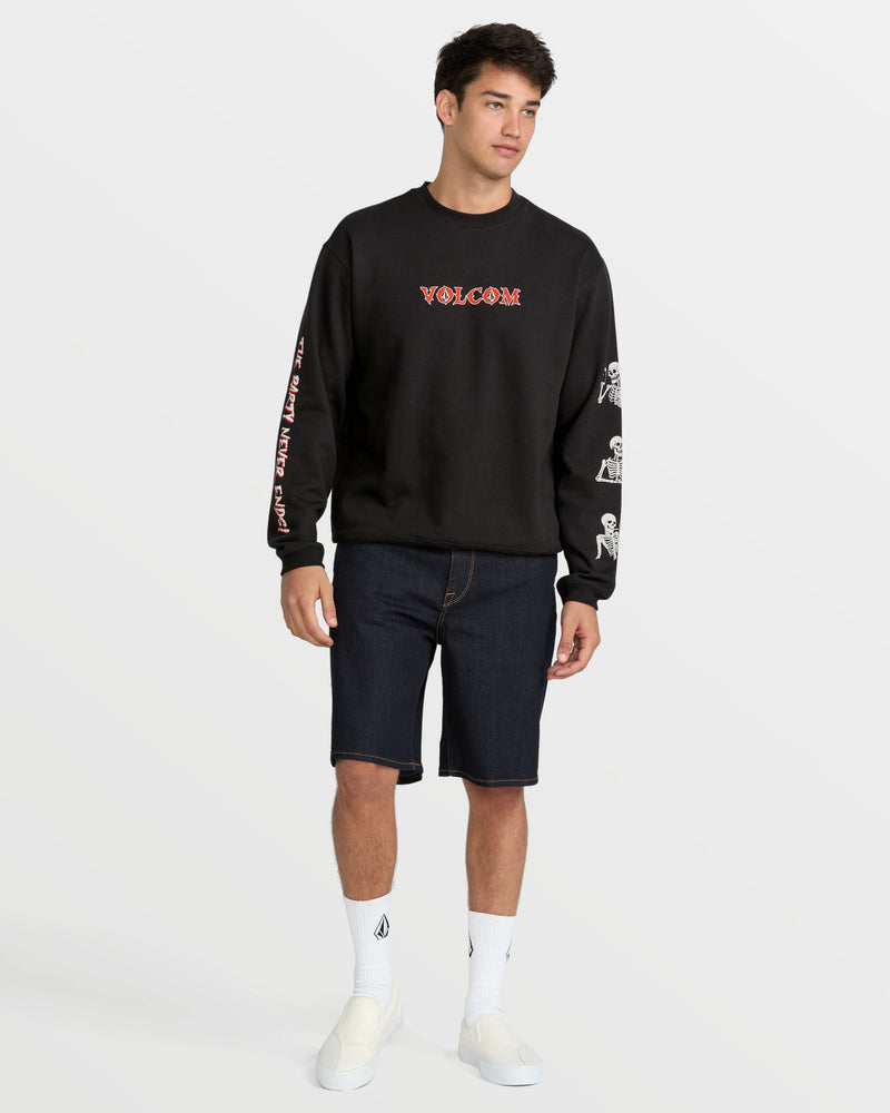 Volcom Men's Never Ends Crew Sweatshirt 