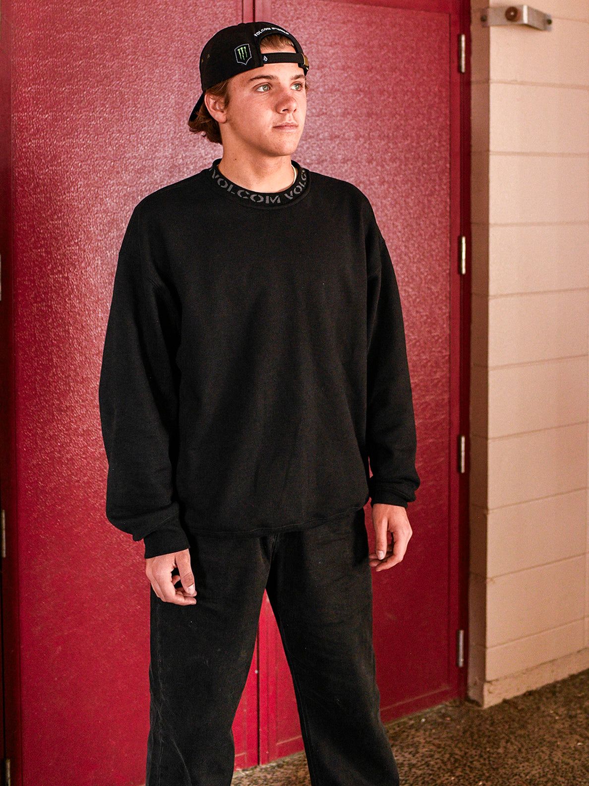 Skate Vital Crew Pullover Sweatshirt - Black