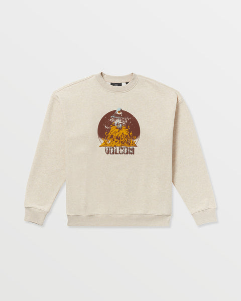 Volcom Men's Featured Artist Callum Rooney Crew Dust Heather