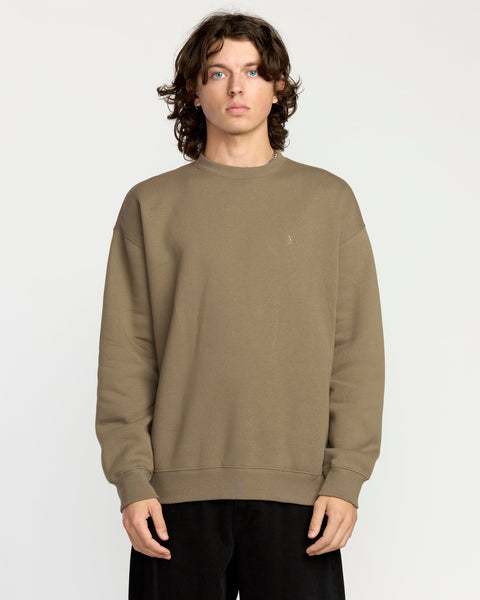 Volcom Men's Single Stone Pw Crew 
