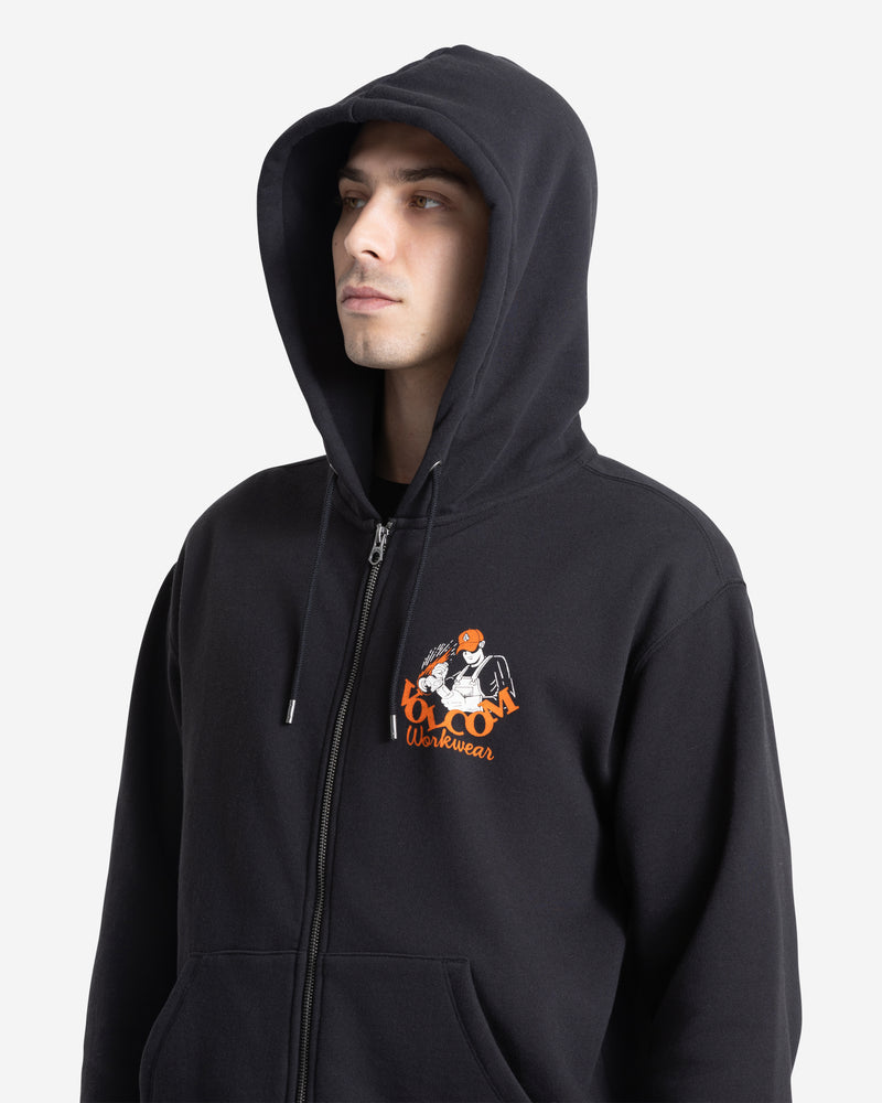 Volcom Men's Grindit Zip Black