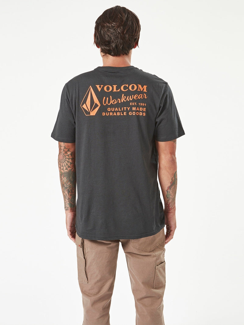 Volcom Men's Volcom Workwear Short Sleeve Tee Black