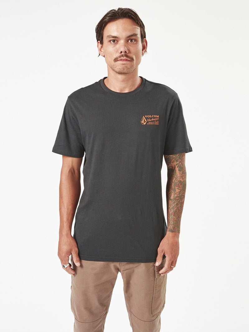 Volcom Men's Volcom Workwear Short Sleeve Tee Black