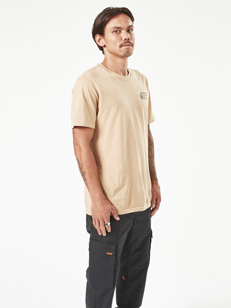Volcom Men's Volcom Workwear Short Sleeve Tee Gravel