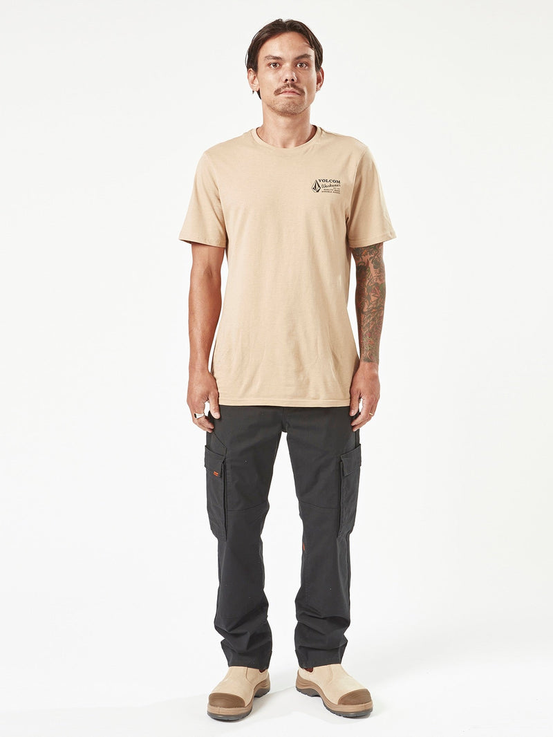Volcom Men's Volcom Workwear Short Sleeve Tee Gravel