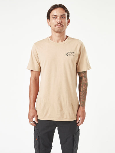Volcom Men's Volcom Workwear Short Sleeve Tee Gravel