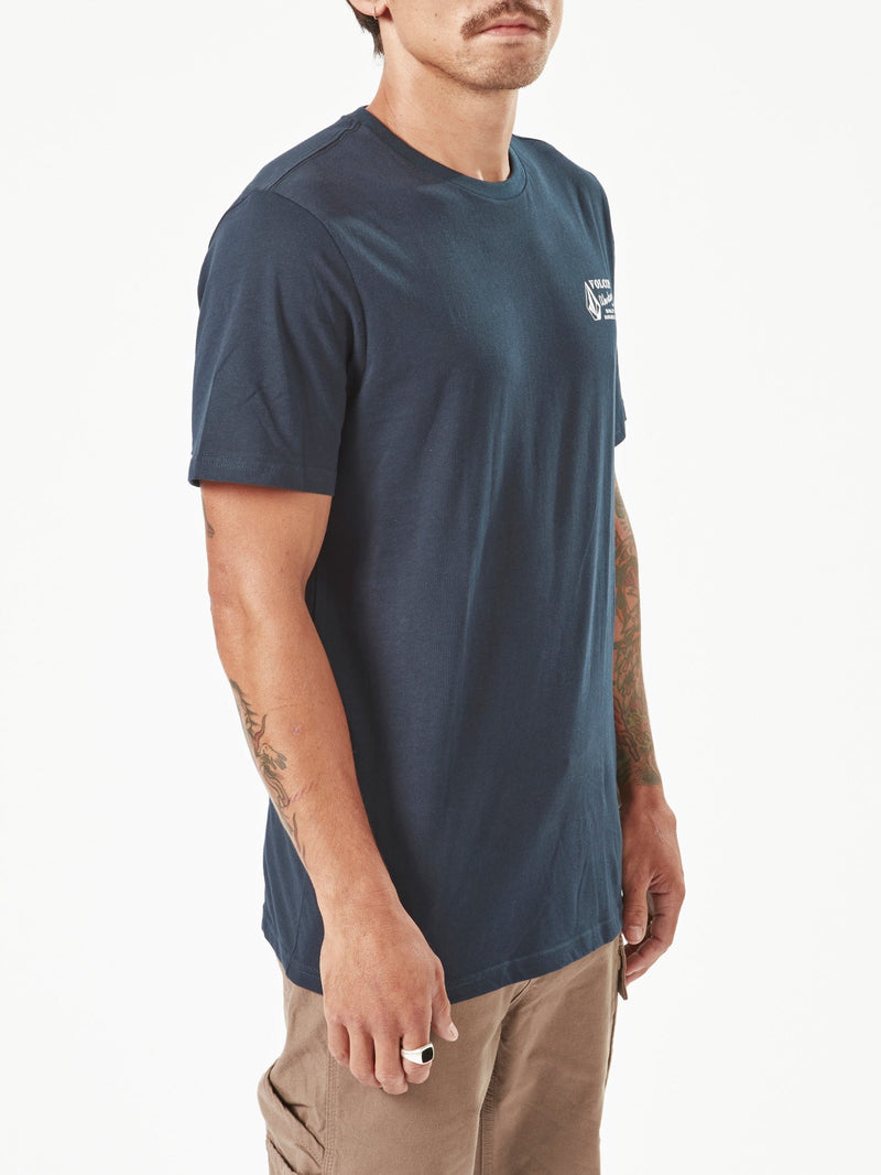 Volcom Men's Volcom Workwear Short Sleeve Tee Navy