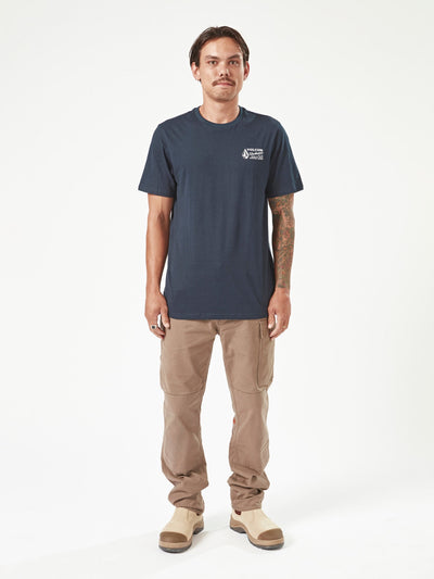 Volcom Men's Volcom Workwear Short Sleeve Tee Navy