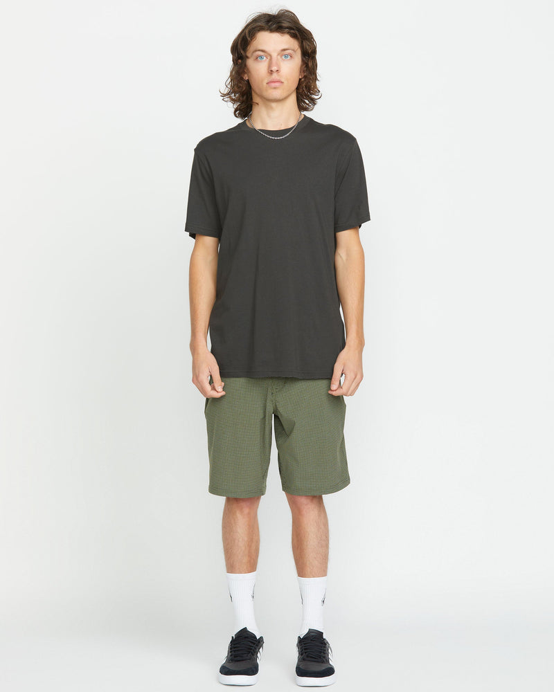 Volcom Men's Solid Short Sleeve Tee Stealth