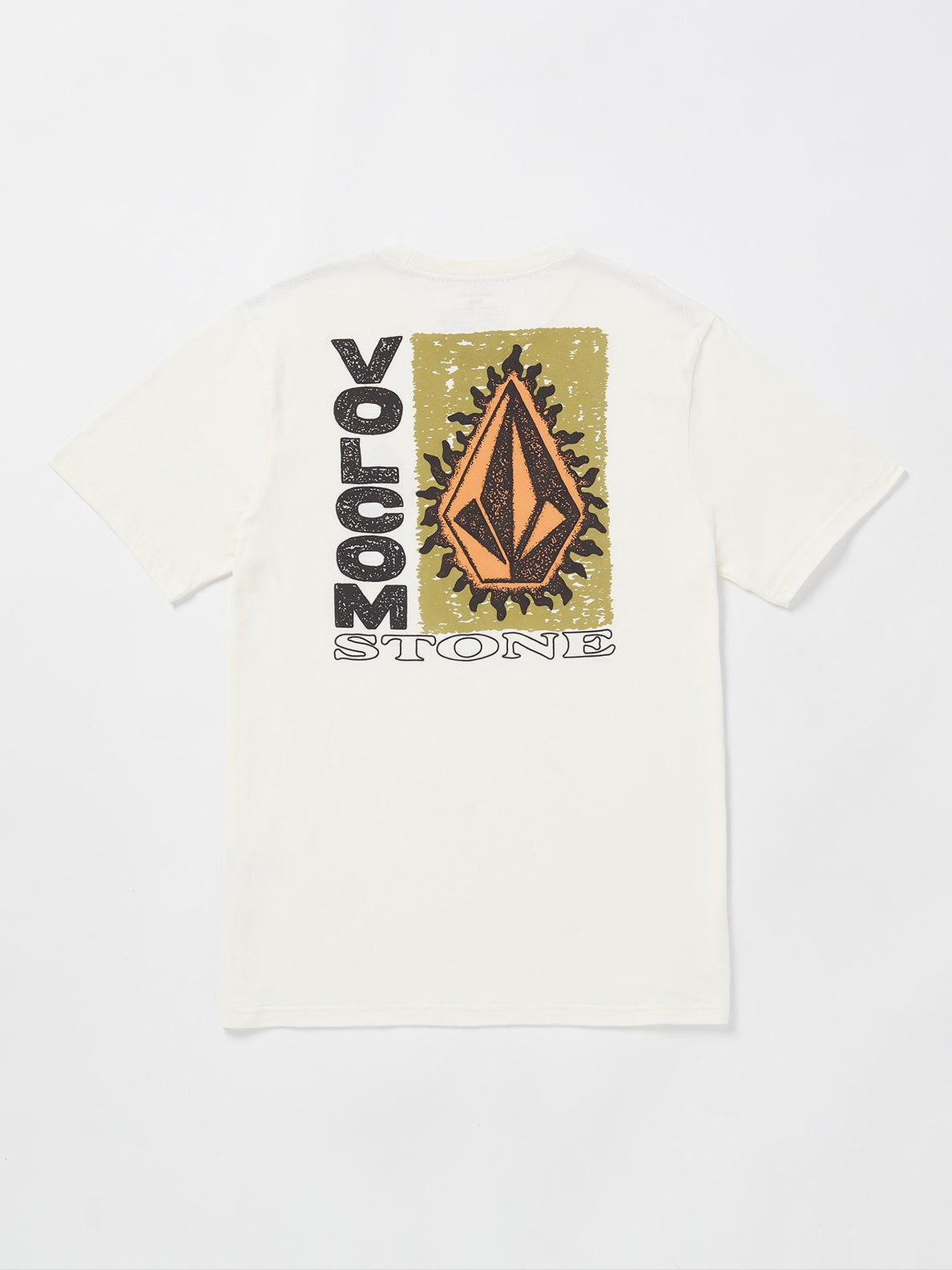 Flamed Short Sleeve Tee - Off White
