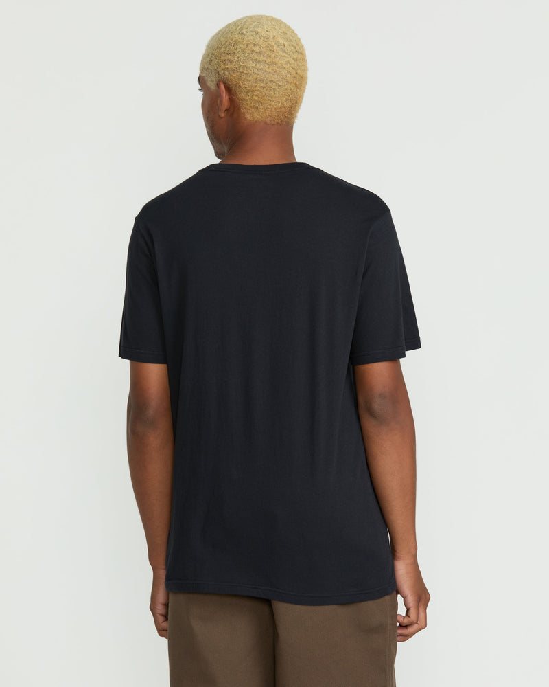 Volcom Men's Eyecansee Short Sleeve Tee Antique Black