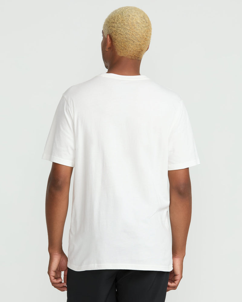 Volcom Men's Nui Loa Short Sleeve Tee Off White