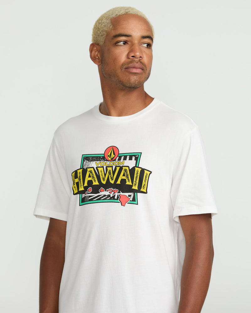 Volcom Men's Highway Short Sleeve Tee Off White