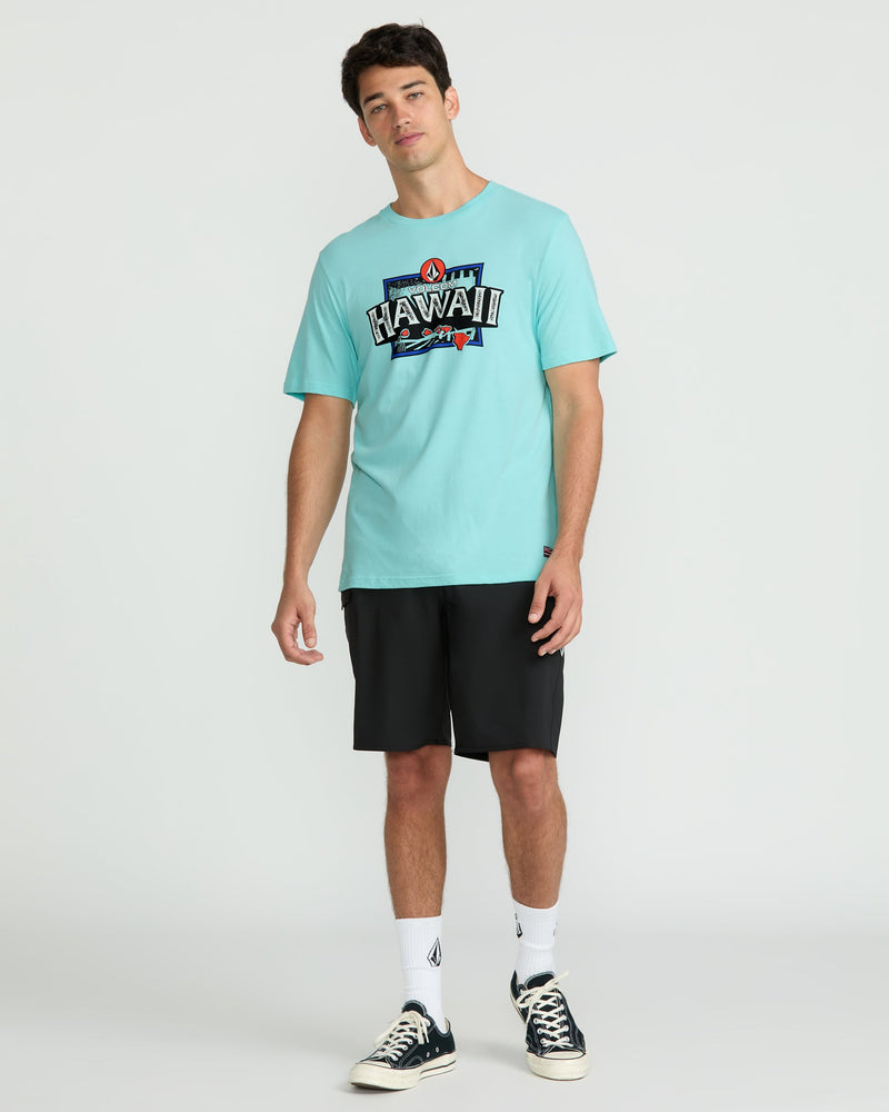 Volcom Men's Highway Short Sleeve Tee Poolside