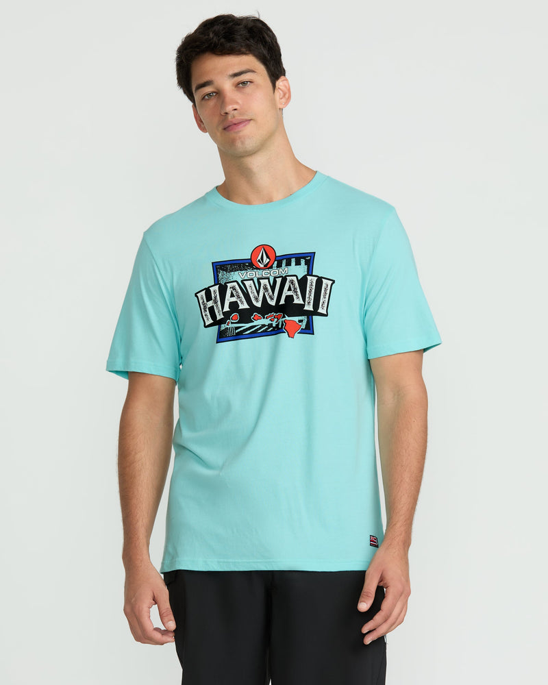 Volcom Men's Highway Short Sleeve Tee Poolside