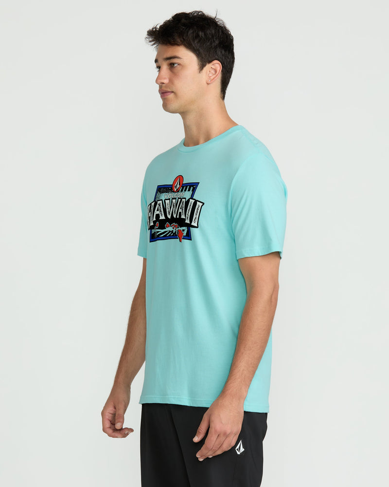 Volcom Men's Highway Short Sleeve Tee Poolside