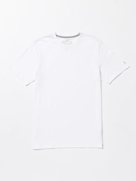 Solid Short Sleeve Tee - White