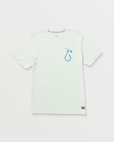 Volcom Men's Sinkem Short Sleeve Tee Cloud Blue