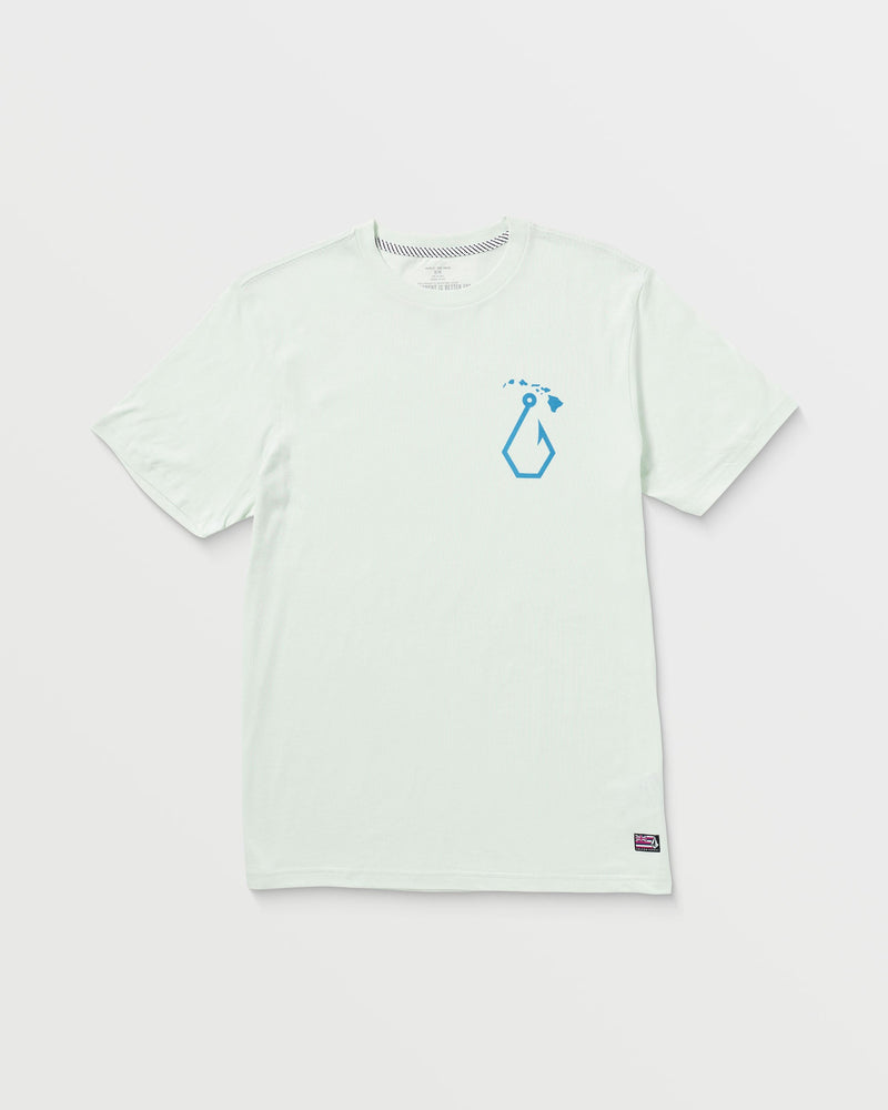 Volcom Men's Sinkem Short Sleeve Tee Cloud Blue