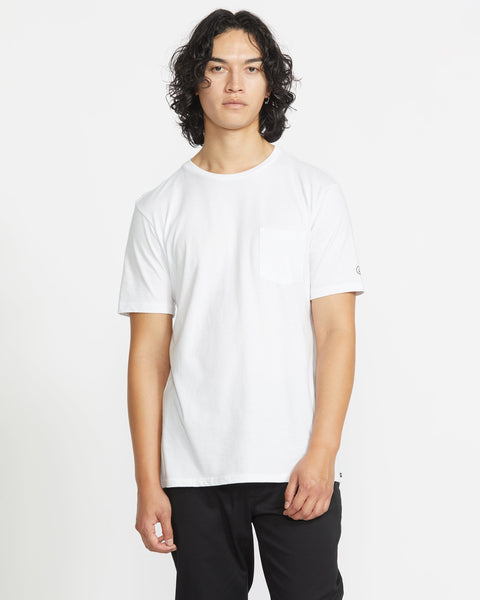 Men's Solid Short Sleeve Pocket Tee - Volcom