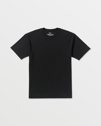 Volcom Men's Solid Short Sleeve Tee Black