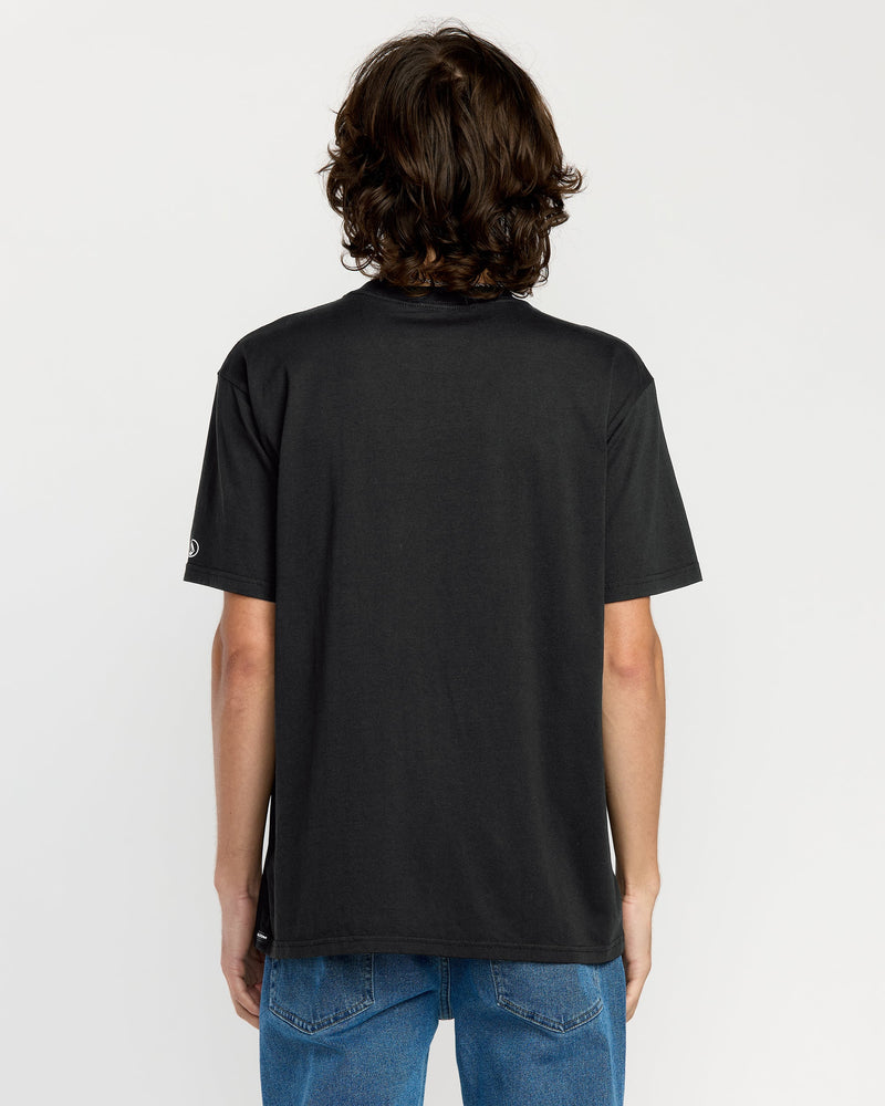 Volcom Men's Solid Short Sleeve Tee Black