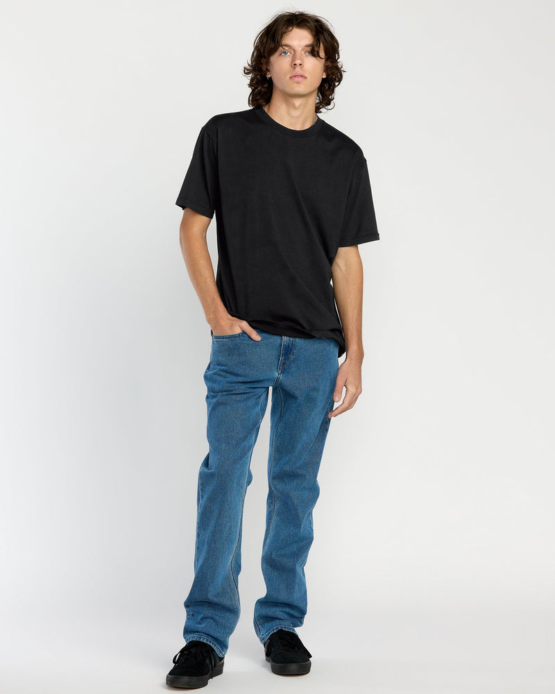 Volcom Men's Solid Short Sleeve Tee Black