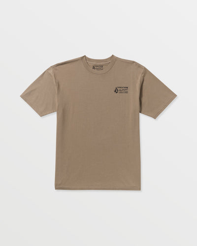 Volcom Men's Workwear Short Sleeve Tee Brindle