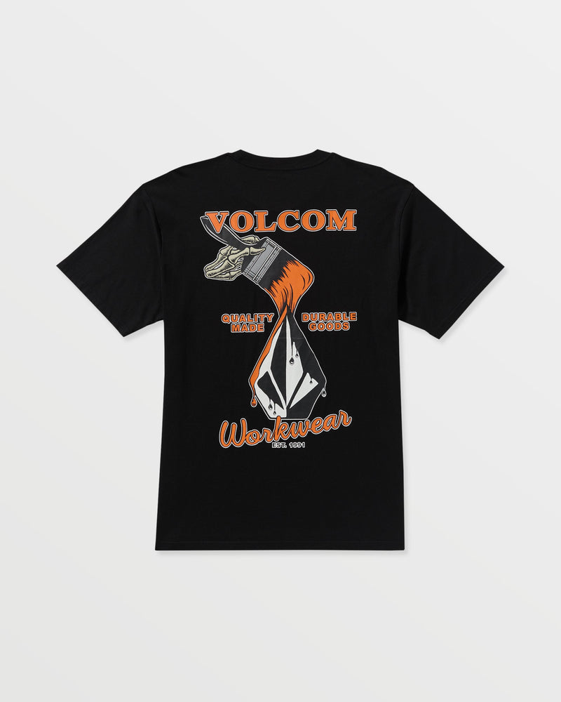 Volcom Men's Enamel Short Sleeve Tee Black