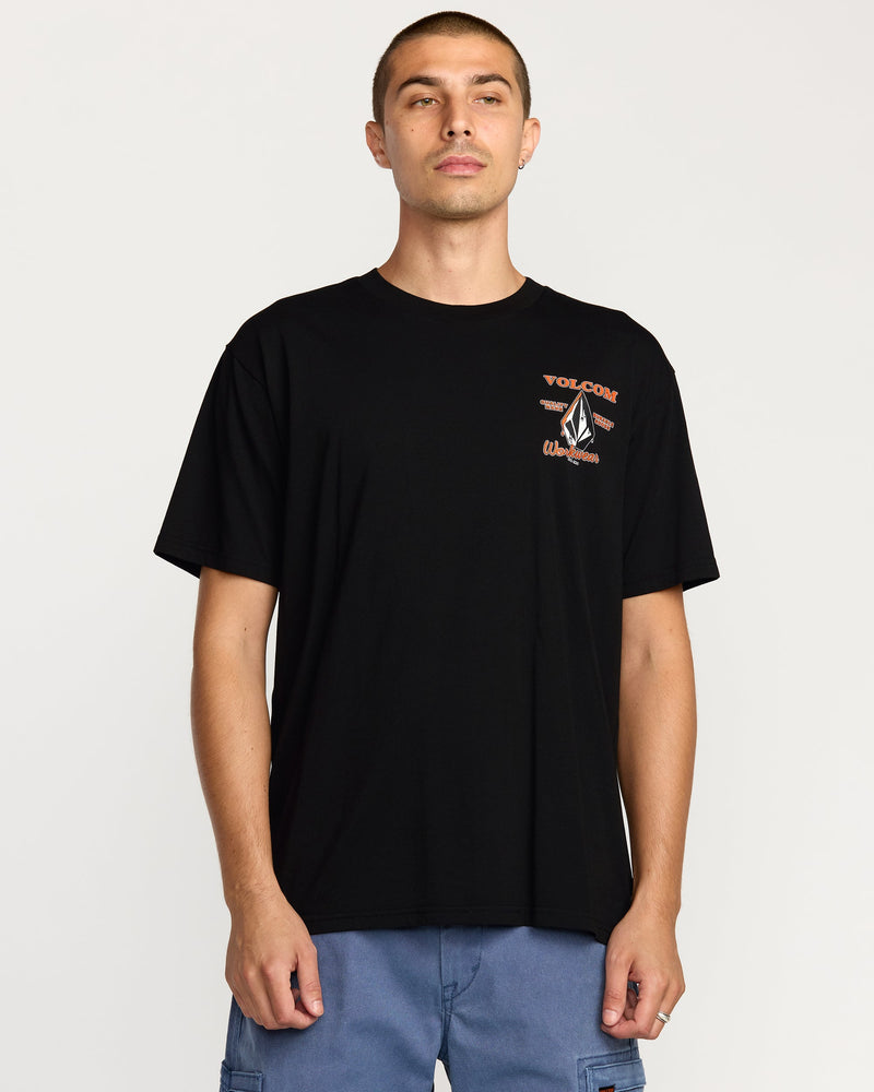Volcom Men's Enamel Short Sleeve Tee Black