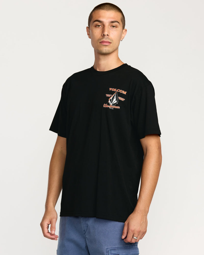 Volcom Men's Enamel Short Sleeve Tee Black