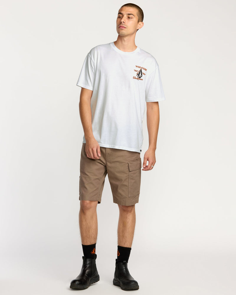 Volcom Men's Enamel Short Sleeve Tee White