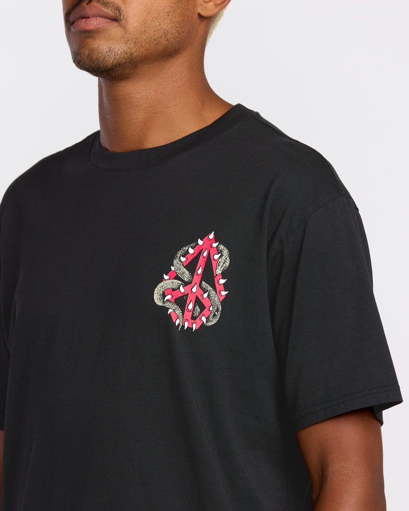 Volcom Men's Anti Gravity Short Sleeve Tee Black