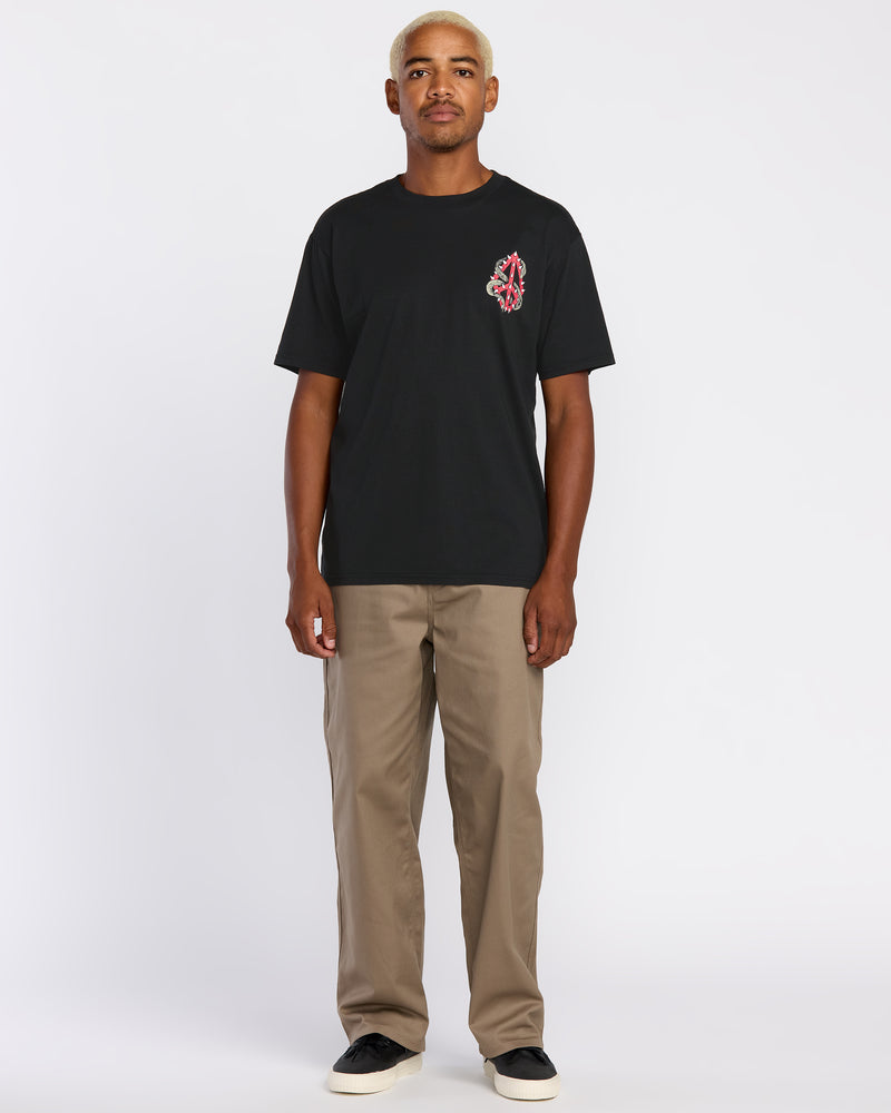 Volcom Men's Anti Gravity Short Sleeve Tee Black