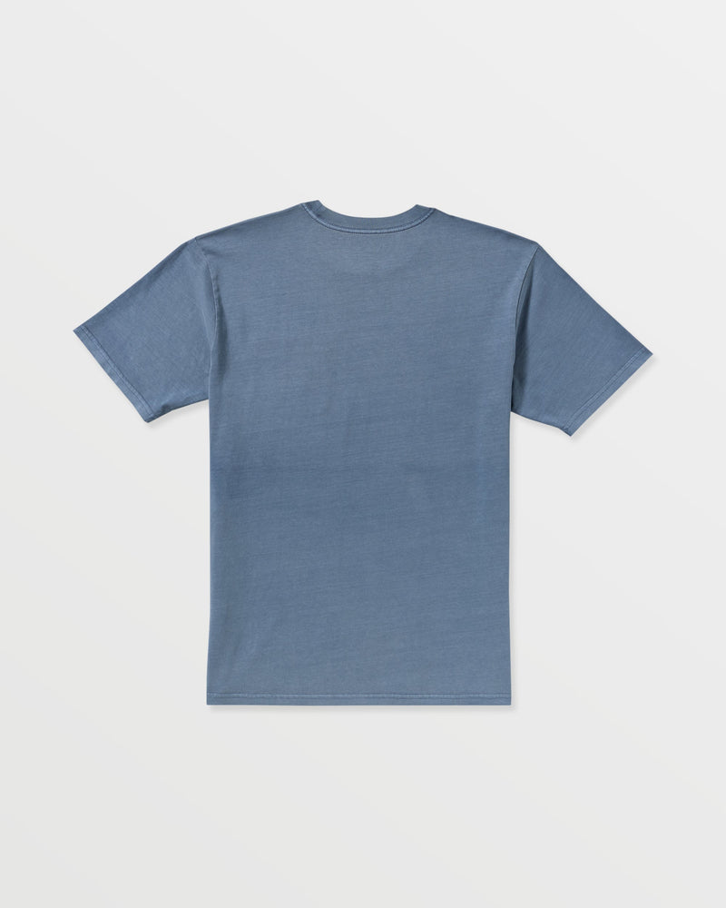 Volcom Men's Workwear Certified Pocket Short Sleeve Tee Blue Wash
