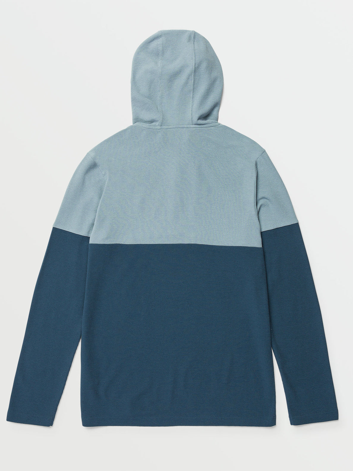 Nunez Colorblocked Thermal Shirt - Smokey Blue