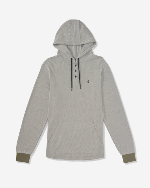 Volcom Men's Murph Thermal Long Sleeve Sweatshirt 