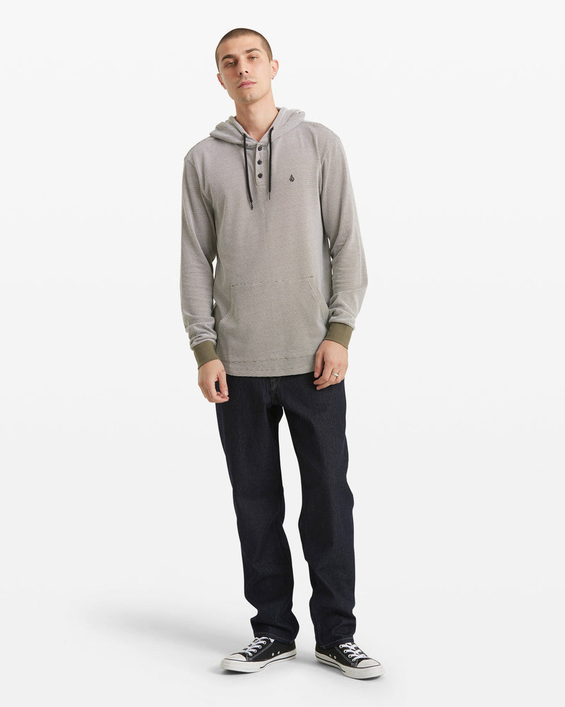 Volcom Men's Murph Thermal Long Sleeve Sweatshirt 