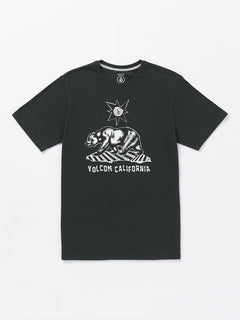 Grizzled Short Sleeve Tee - Washed Black Heather