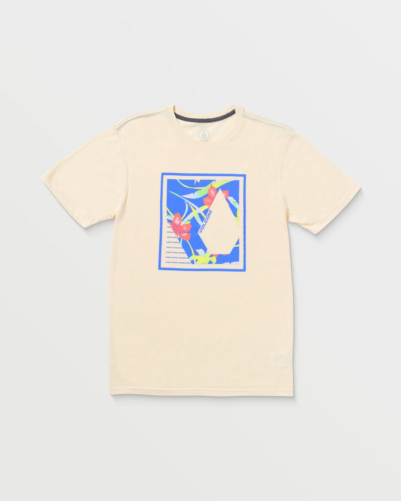 Volcom Men's Sprayz Short Sleeve Tee Off White Heather