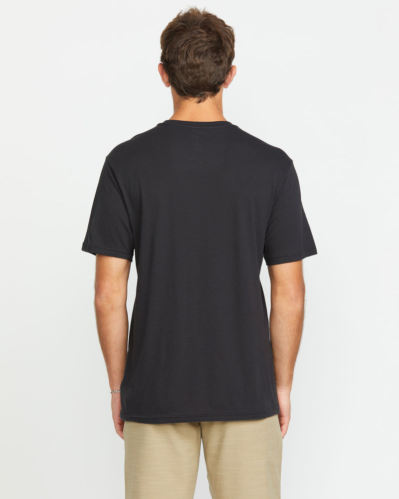 Volcom Men's Sprayz Short Sleeve Tee Washed Black Heather