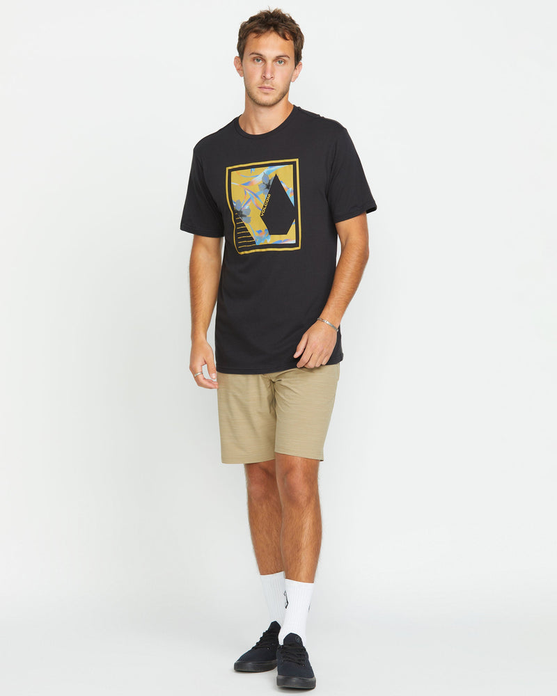 Volcom Men's Sprayz Short Sleeve Tee Washed Black Heather