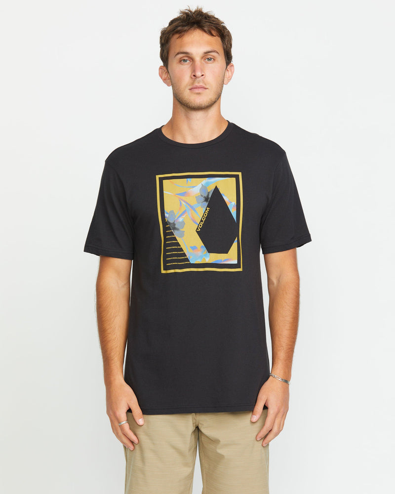 Volcom Men's Sprayz Short Sleeve Tee Washed Black Heather