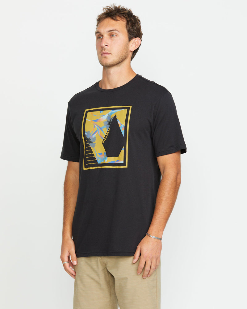 Volcom Men's Sprayz Short Sleeve Tee Washed Black Heather