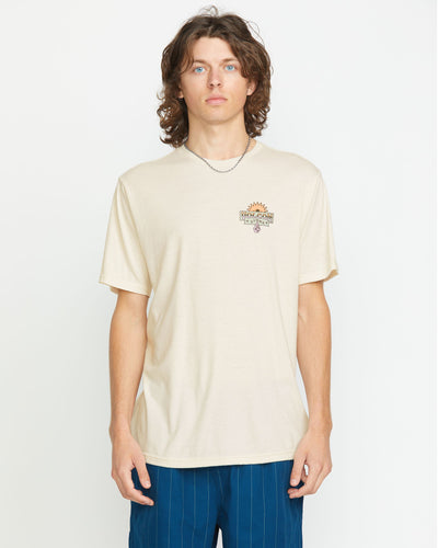 Volcom Men's Sure Thing Short Sleeve Tee Off White Heather