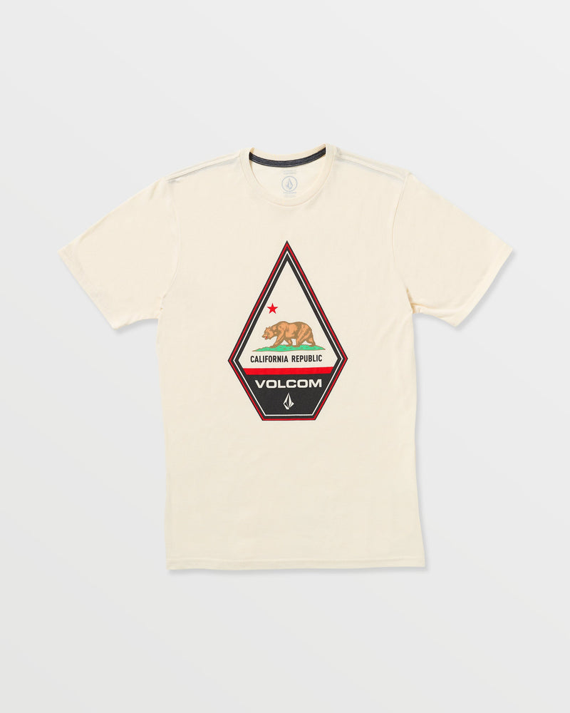 Volcom Men's Californeye Tee Off White Heather