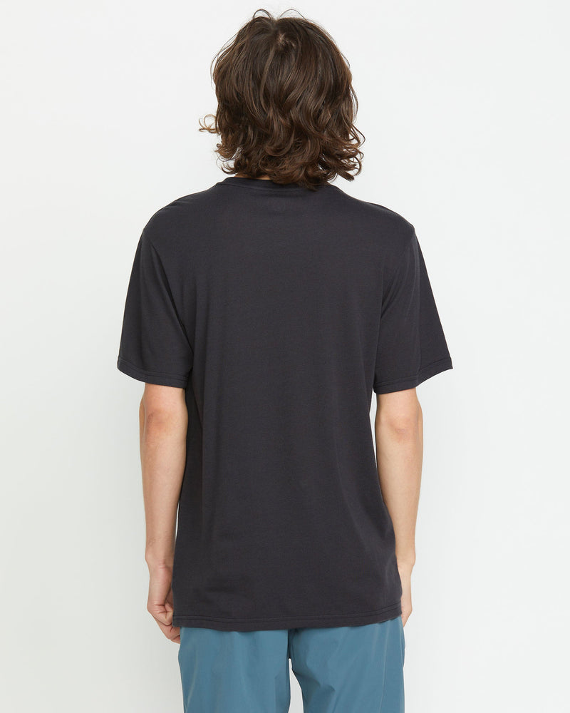 Volcom Men's Californeye Tee Washed Black Heather